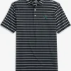 Southern Tide Coastal Carolina Chanticleers Brrr°®-Eeze Desmond Stripe Polo< Polo Shirts