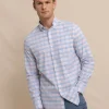 Southern Tide Coastal Passage Brockman Plaid Long Sleeve Sport Shirt< Sport Shirts & Button Downs