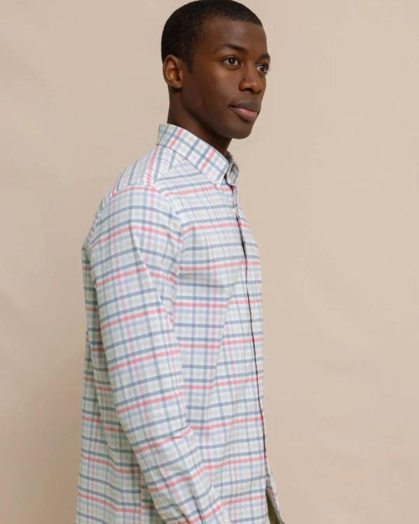 Southern Tide Coastal Passage Pelham Gingham Long Sleeve Sport Shirt< Sport Shirts & Button Downs