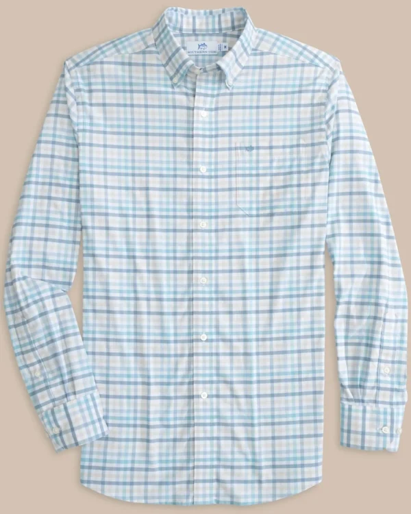 Southern Tide Coastal Passage Pelham Gingham Long Sleeve Sport Shirt< Sport Shirts & Button Downs