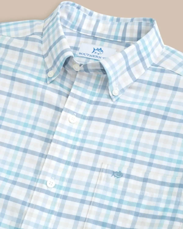 Southern Tide Coastal Passage Pelham Gingham Long Sleeve Sport Shirt< Sport Shirts & Button Downs