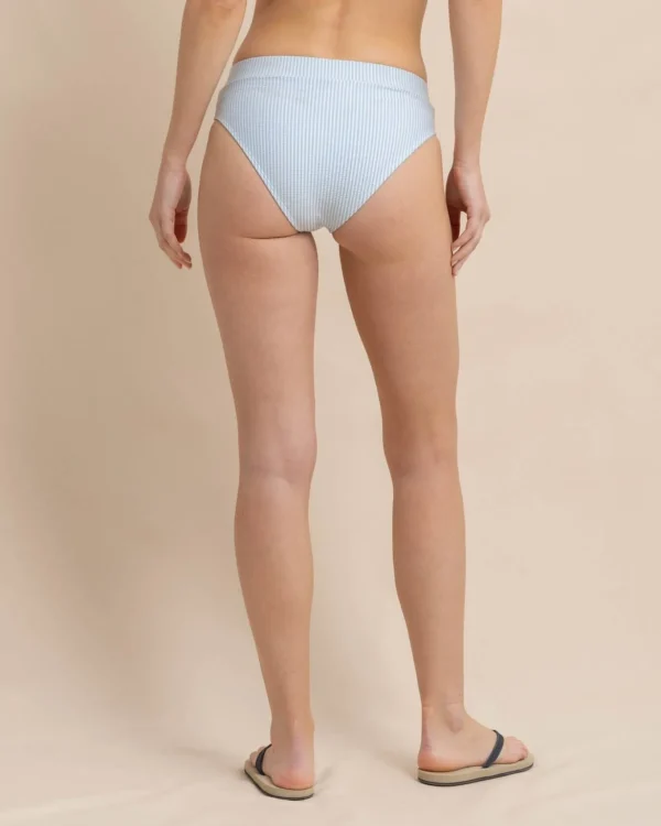 Southern Tide Cross Over Seersucker Bikini Bottom< Swimwear & Cover-Ups