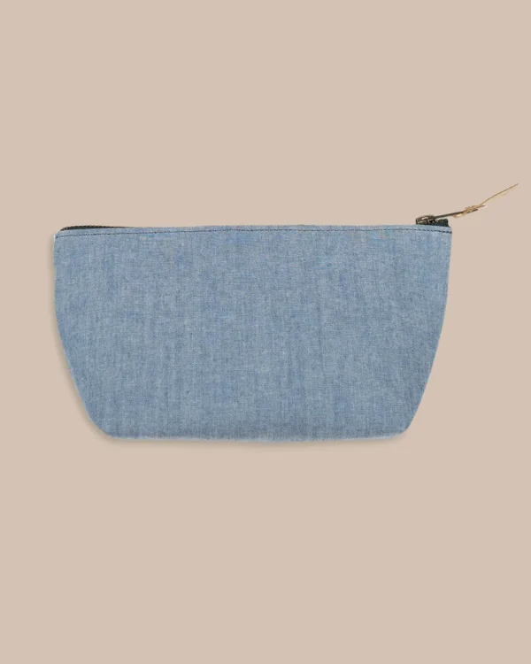 Southern Tide Denim Travel Pouch< Bags