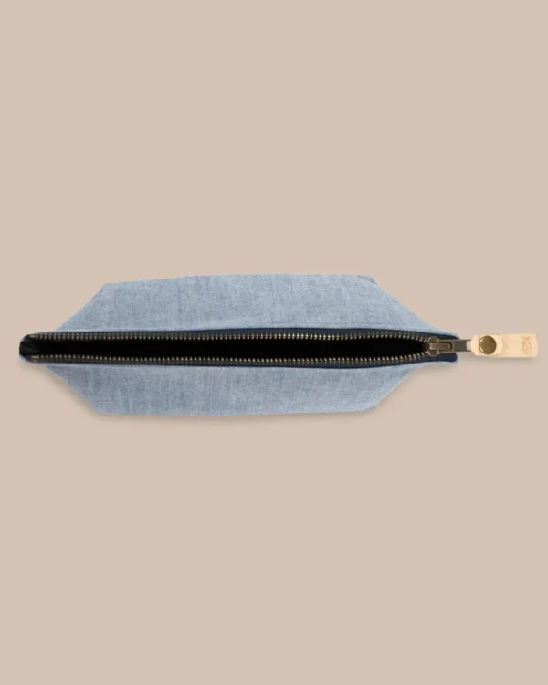 Southern Tide Denim Travel Pouch< Bags