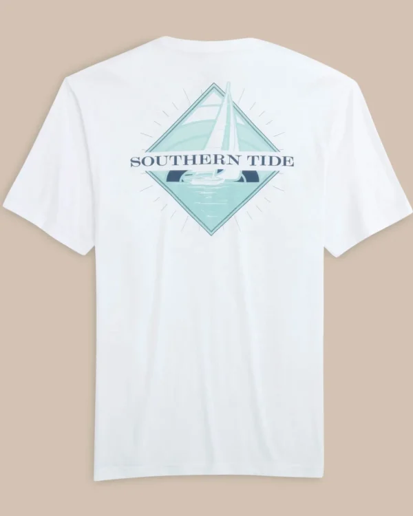 Southern Tide Diamond Sailing Short Sleeve T-Shirt< T-Shirts