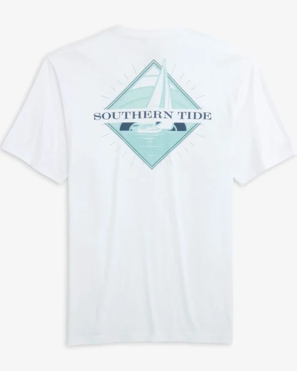 Southern Tide Diamond Sailing Short Sleeve T-Shirt< T-Shirts