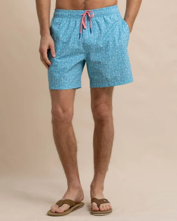 Southern Tide Ditzy Floral Swim Trunk< Swim