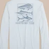 Southern Tide Dotted Sportfish Stack Long Sleeve Performance T-Shirt< T-Shirts