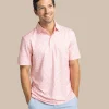 Southern Tide Driver Caps Off Printed Polo< Polo Shirts