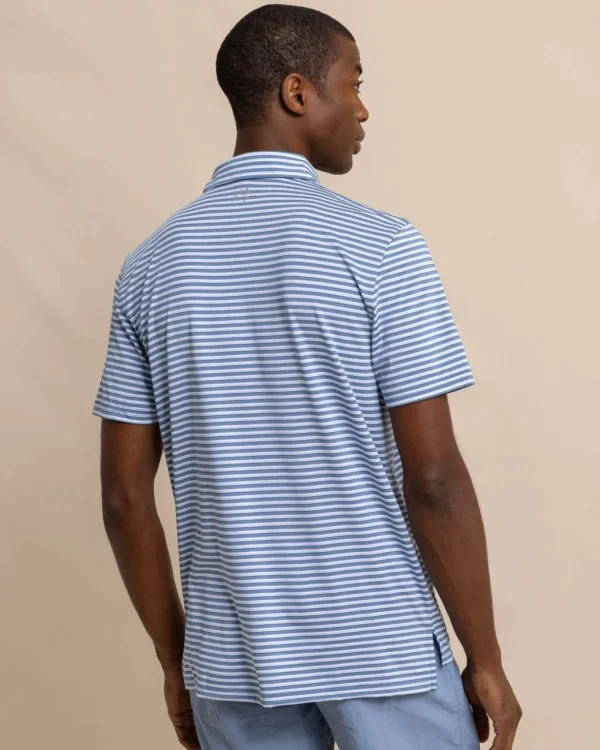 Southern Tide Driver Carova Stripe Polo Shirt< Polo Shirts