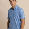 Southern Tide Driver Casual Water Printed Polo< Polo Shirts