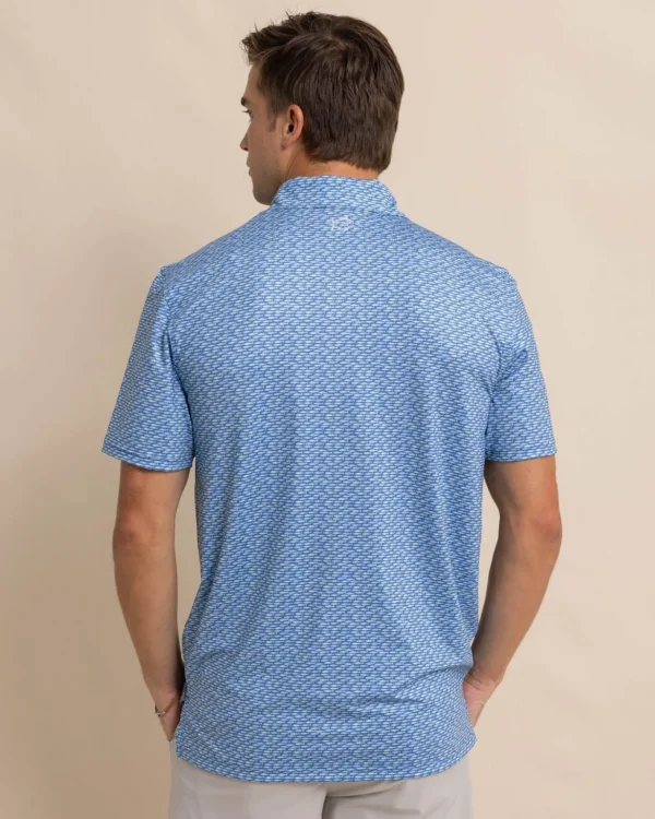 Southern Tide Driver Casual Water Printed Polo< Polo Shirts