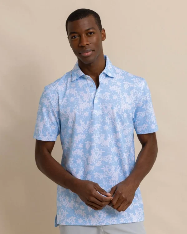 Southern Tide Driver Island Blooms Printed Polo< Polo Shirts