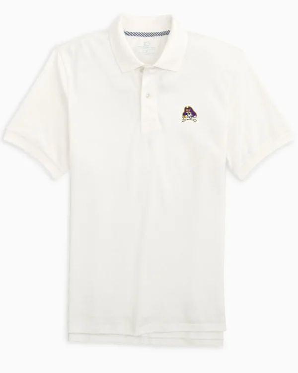 Southern Tide East Carolina Pirates Skipjack Polo< Polo Shirts