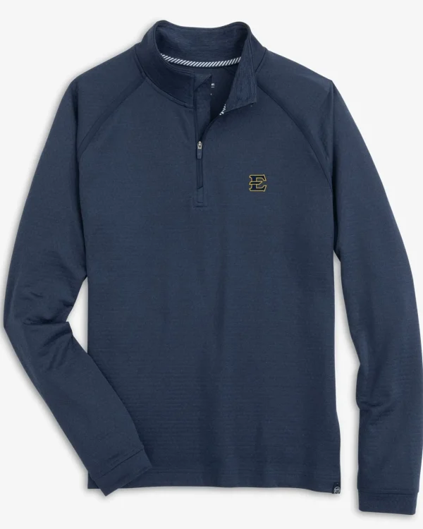 Southern Tide East Tennessee Scuttle Heather Quarter Zip< Outerwear