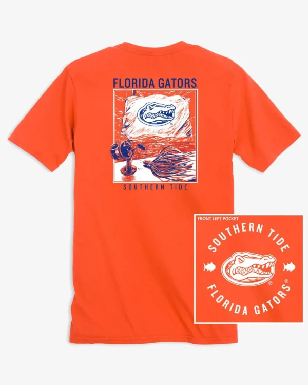 Southern Tide Florida Gators Fishing Flag T-Shirt< T-Shirts