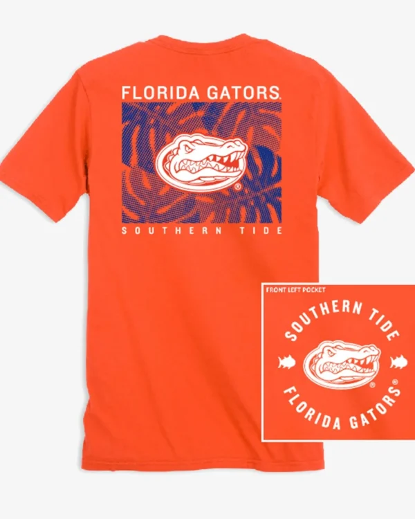 Southern Tide Florida Gators Halftone Monstera T-Shirt< T-Shirts