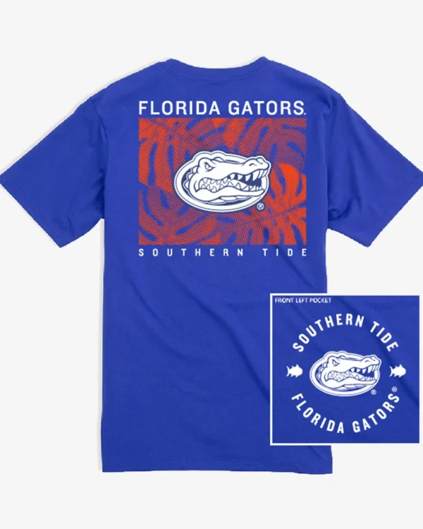 Southern Tide Florida Gators Halftone Monstera T-Shirt< T-Shirts