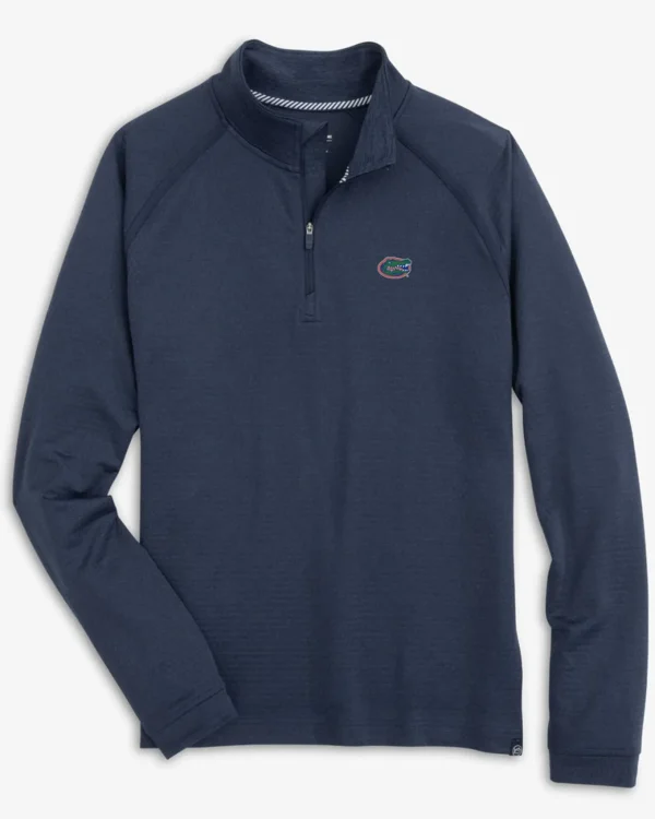 Southern Tide Florida Gators Scuttle Heather Quarter Zip< Outerwear