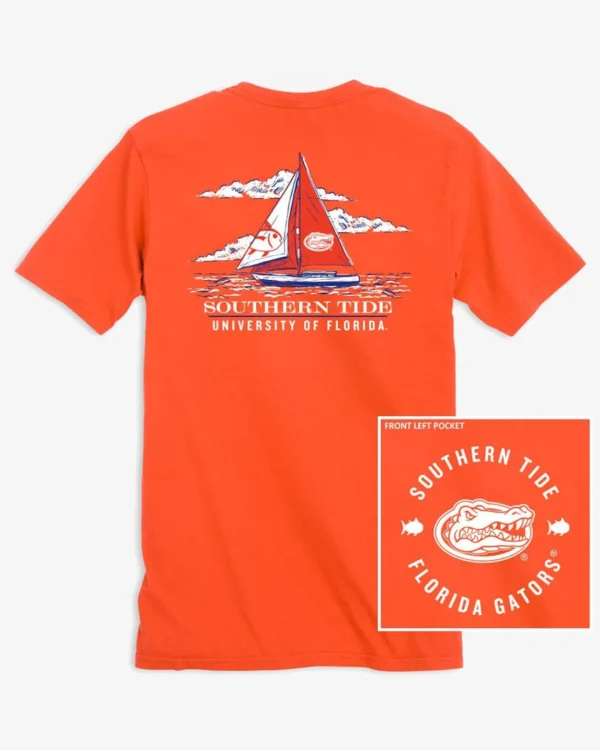 Southern Tide Florida Gators Skipjack Sailing T-Shirt< T-Shirts