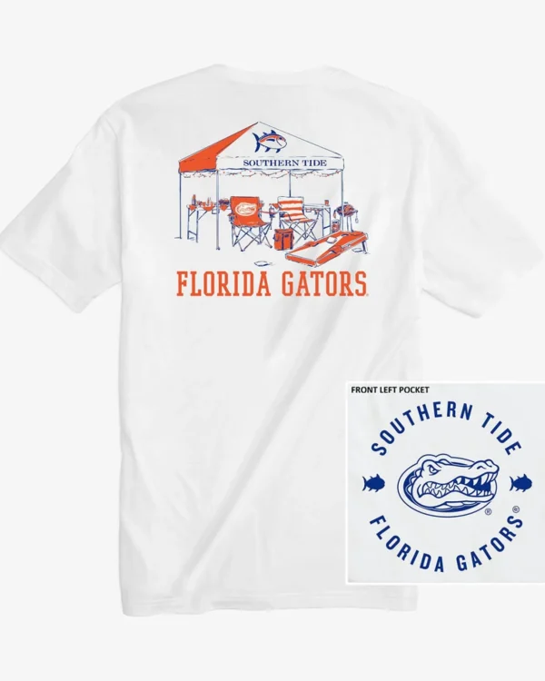 Southern Tide Florida Gators Tailgate Time T-Shirt< T-Shirts