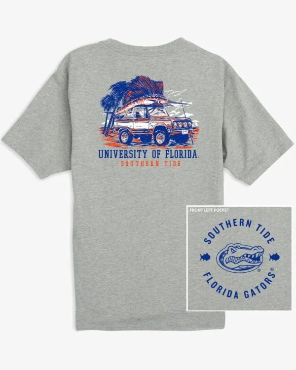 Southern Tide Florida Gators Trophy Catch Heather T-Shirt< T-Shirts