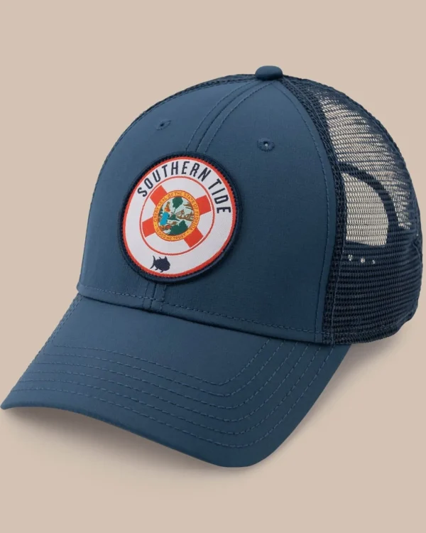 Southern Tide Florida Patch Performance Trucker Hat< Hats & Visors