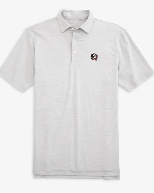 Southern Tide Fsu Seminoles Driver Spacedye Polo Shirt< Polo Shirts