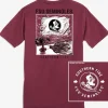 Southern Tide Fsu Seminoles Fishing Flag T-Shirt< T-Shirts