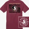 Southern Tide Fsu Seminoles Halftone Monstera T-Shirt< T-Shirts