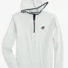 Southern Tide Georgia Bulldogs Scuttle Heather Quarter Zip Hoodie< Outerwear