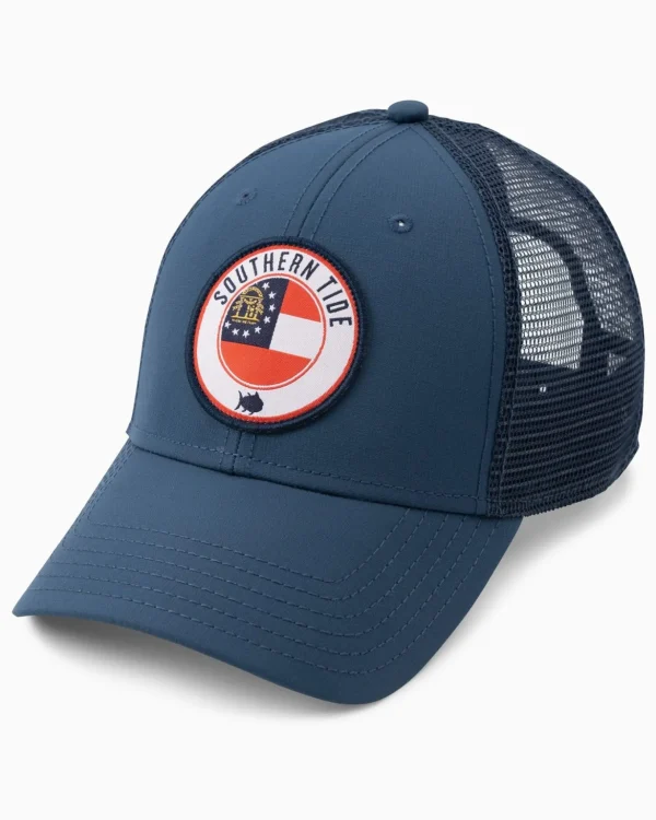 Southern Tide Georgia Patch Performance Trucker Hat< Hats & Visors