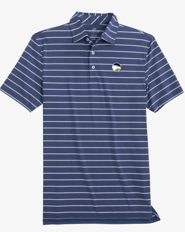 Southern Tide Georgia Southern Brrr°®-Eeze Desmond Stripe Polo< Polo Shirts