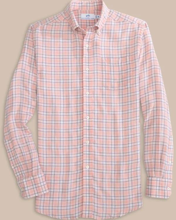 Southern Tide Headland Conestee Plaid Long Sleeve Sport Shirt< Sport Shirts & Button Downs