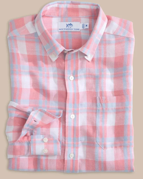 Southern Tide Headland Reedy Plaid Long Sleeve Sport Shirt< Sport Shirts & Button Downs