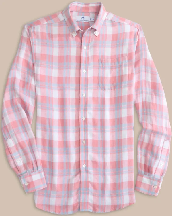 Southern Tide Headland Reedy Plaid Long Sleeve Sport Shirt< Sport Shirts & Button Downs