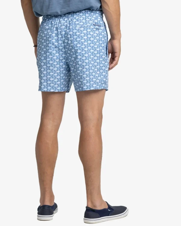 Southern Tide Heather Skipping Jacks Swim Trunk< Swim