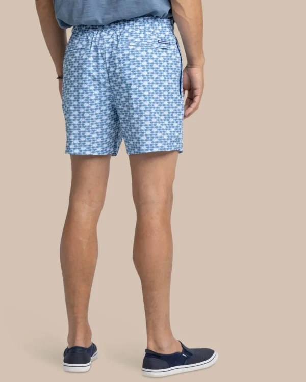 Southern Tide Heather Skipping Jacks Swim Trunk< Swim