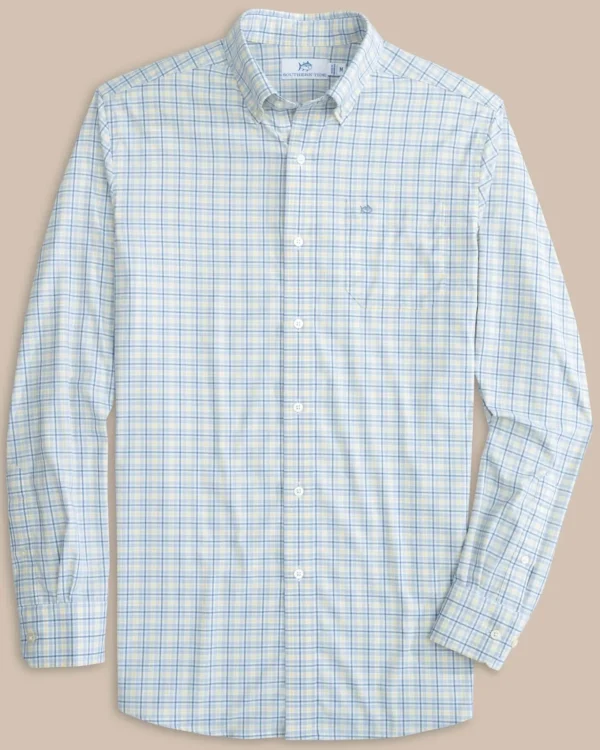 Southern Tide Intercoastal Falls Park Plaid Long Sleeve Sport Shirt< Sport Shirts & Button Downs