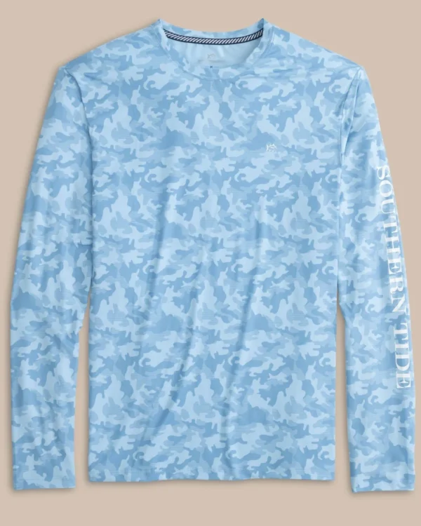 Southern Tide Island Camo Long Sleeve Performance T-Shirt< T-Shirts