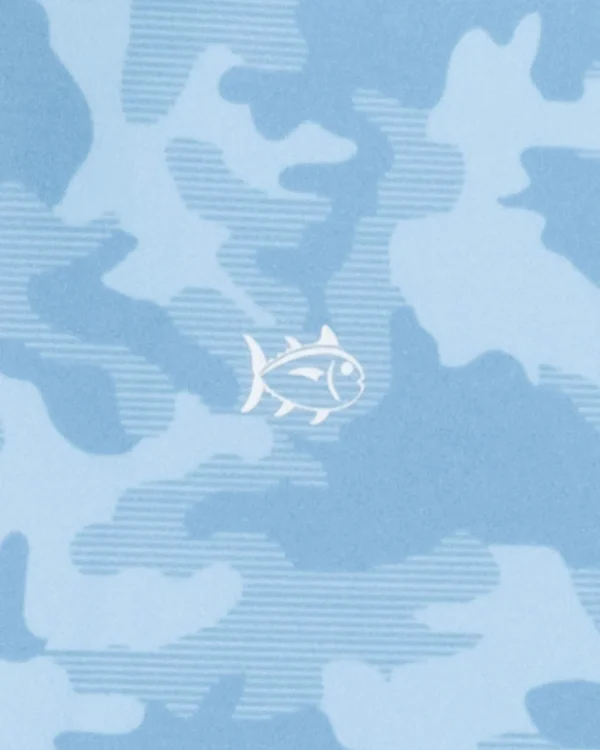 Southern Tide Island Camo Long Sleeve Performance T-Shirt< T-Shirts