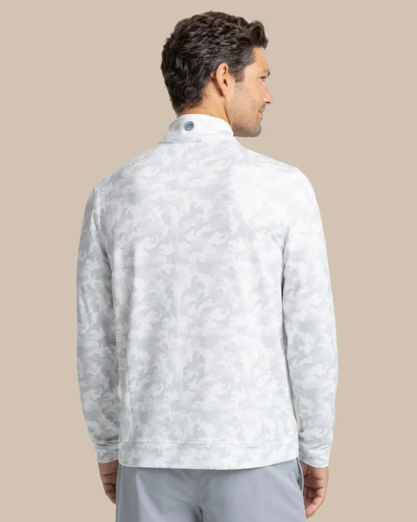 Southern Tide Island Camo Print Cruiser Quarter Zip< Pullovers & Hoodies