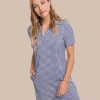 Southern Tide Kamryn Brrr Intercoastal Gingham Dress< Dresses