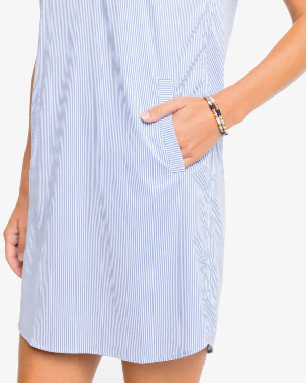 Southern Tide Kamryn Brrr°® Intercoastal Stripe Dress< Dresses