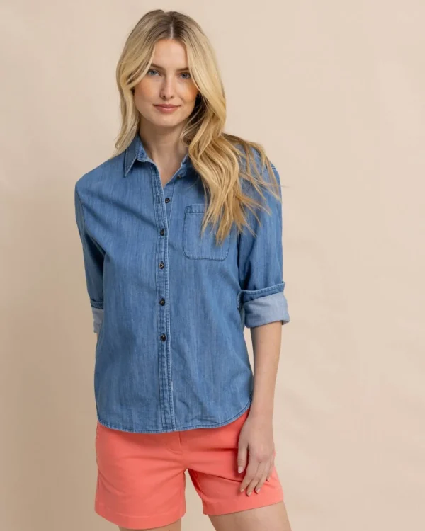 Southern Tide Katherine Denim Shirt< Shop Gift Guide