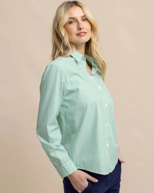 Southern Tide Katherine Stripe Shirt< Shop Gift Guide