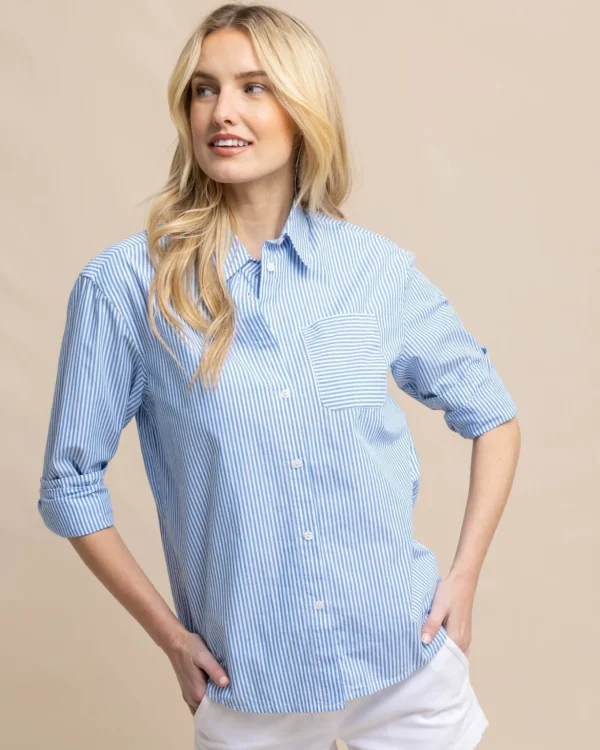 Southern Tide Katherine Stripe Shirt< Shop Gift Guide