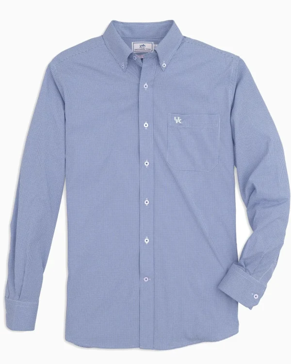 Southern Tide Kentucky Wildcats Gingham Button Down Shirt< Sport Shirts & Button Downs