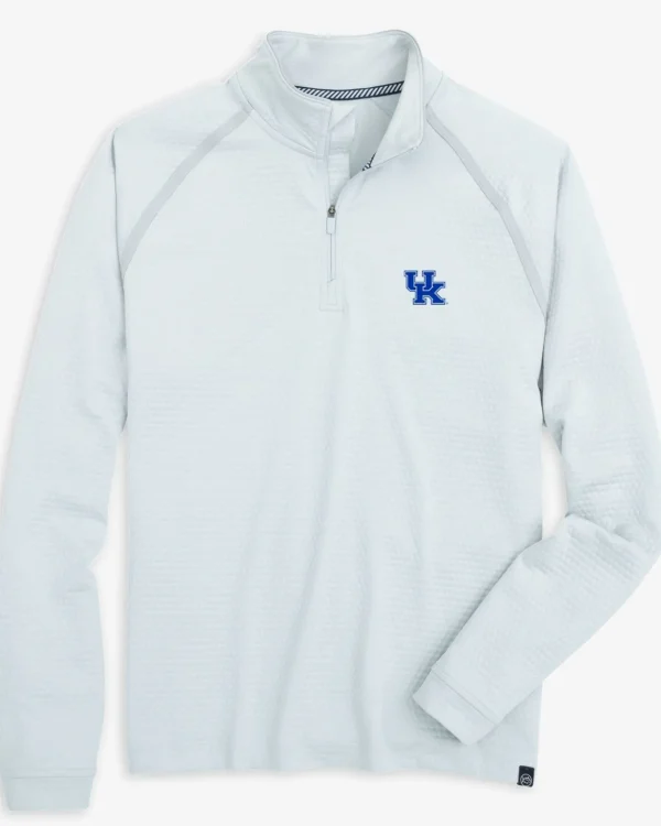 Southern Tide Kentucky Wildcats Scuttle Heather Quarter Zip< Outerwear