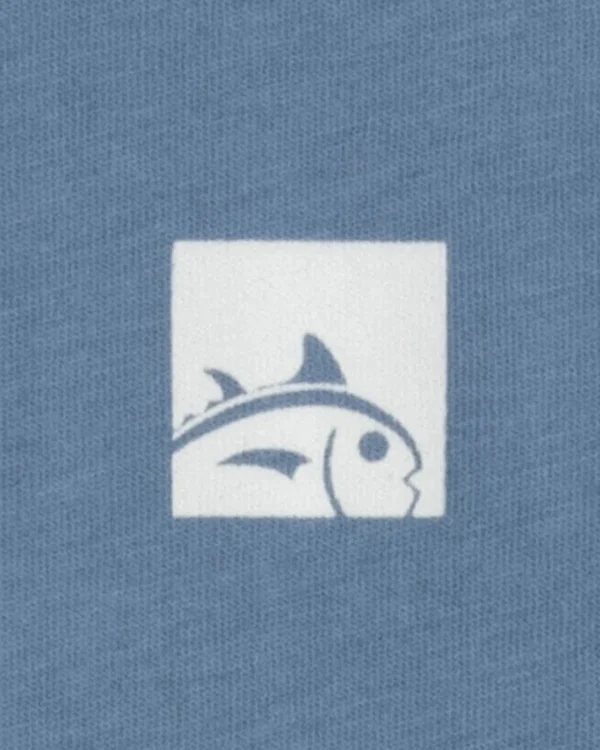 Southern Tide Kids Cropped Skipjack Box Short Sleeve T-Shirt< Kids T-Shirts